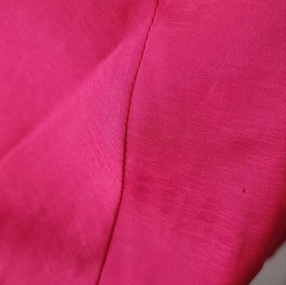 Cato Woman Plus Size 26/28W Blouse Shirt Short Sleeve Color Hot Pink Used - Picture 9 of 10